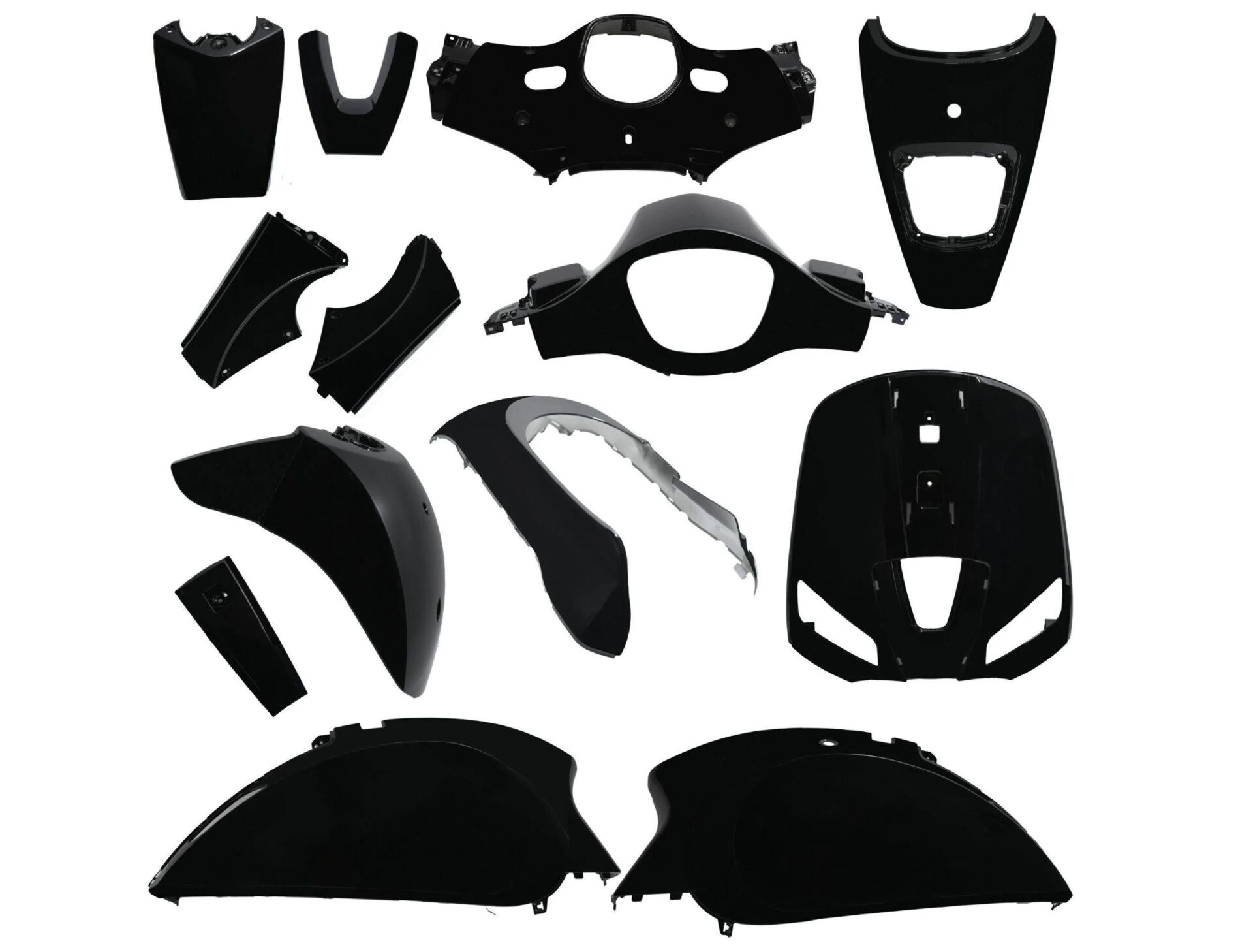 Mondial Scooter Wing 50 Kaporta Seti Siyah 13 Parça