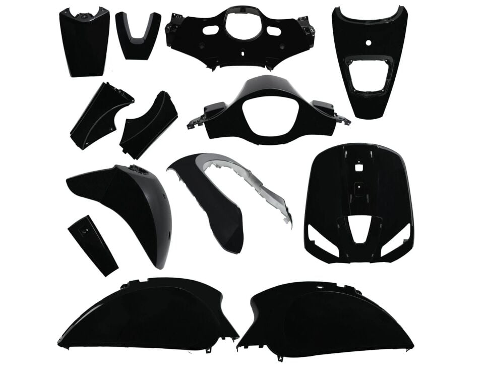 Mondial Scooter Wing 50 Kaporta Seti Siyah 13 Parça