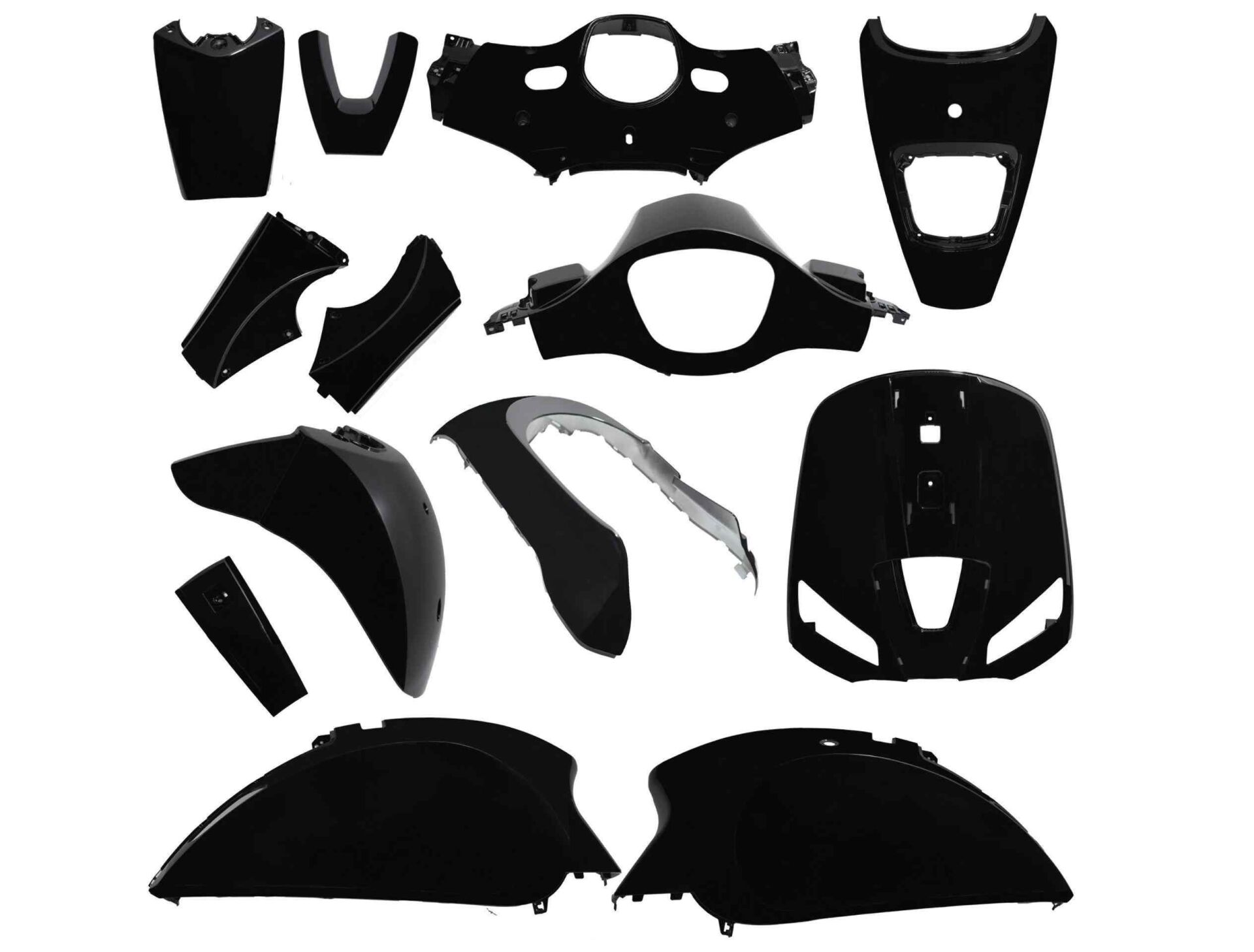 Mondial Scooter Wing 50 Kaporta Seti Siyah 13 Parça