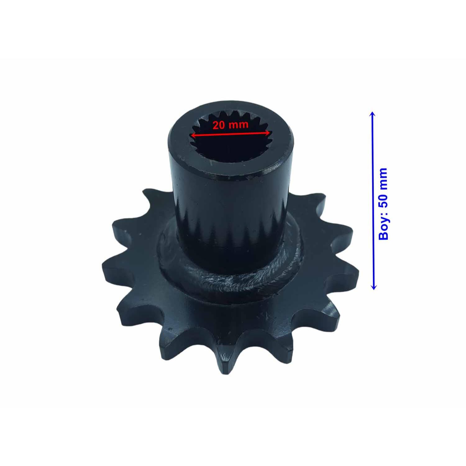 Atv Atv Ön Dişli 530-14T İç 20 Mm Uzunluk 50 Mm Tm Öm