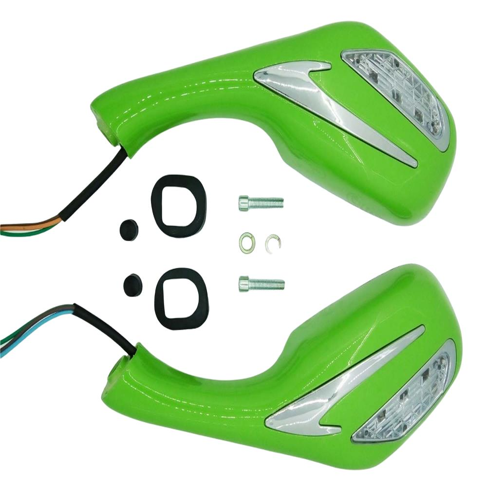 Scooter Ayna Sinyalli Yeşil