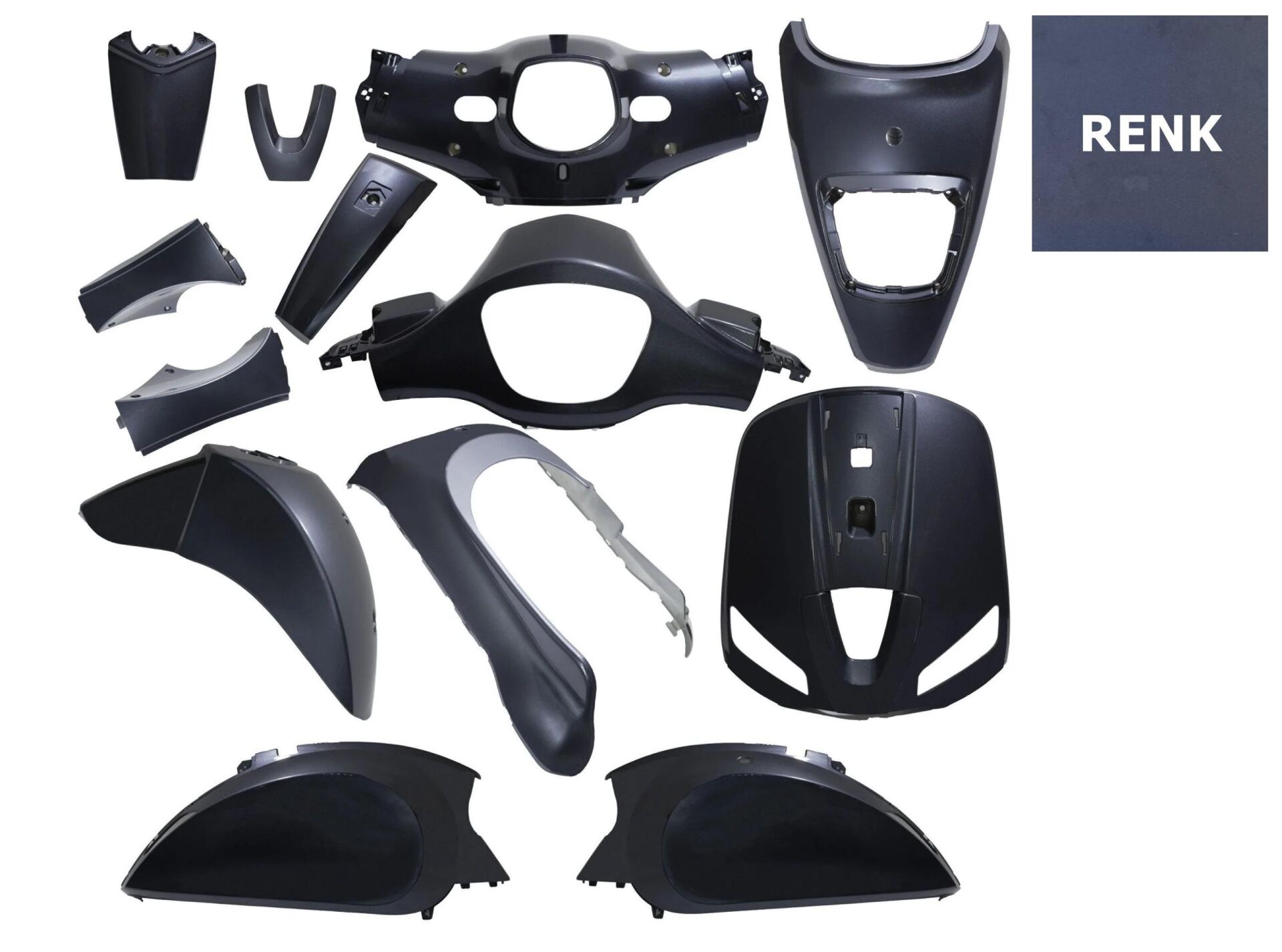 Mondial Scooter Wing 50 Kaporta Seti Füme 13 Parça