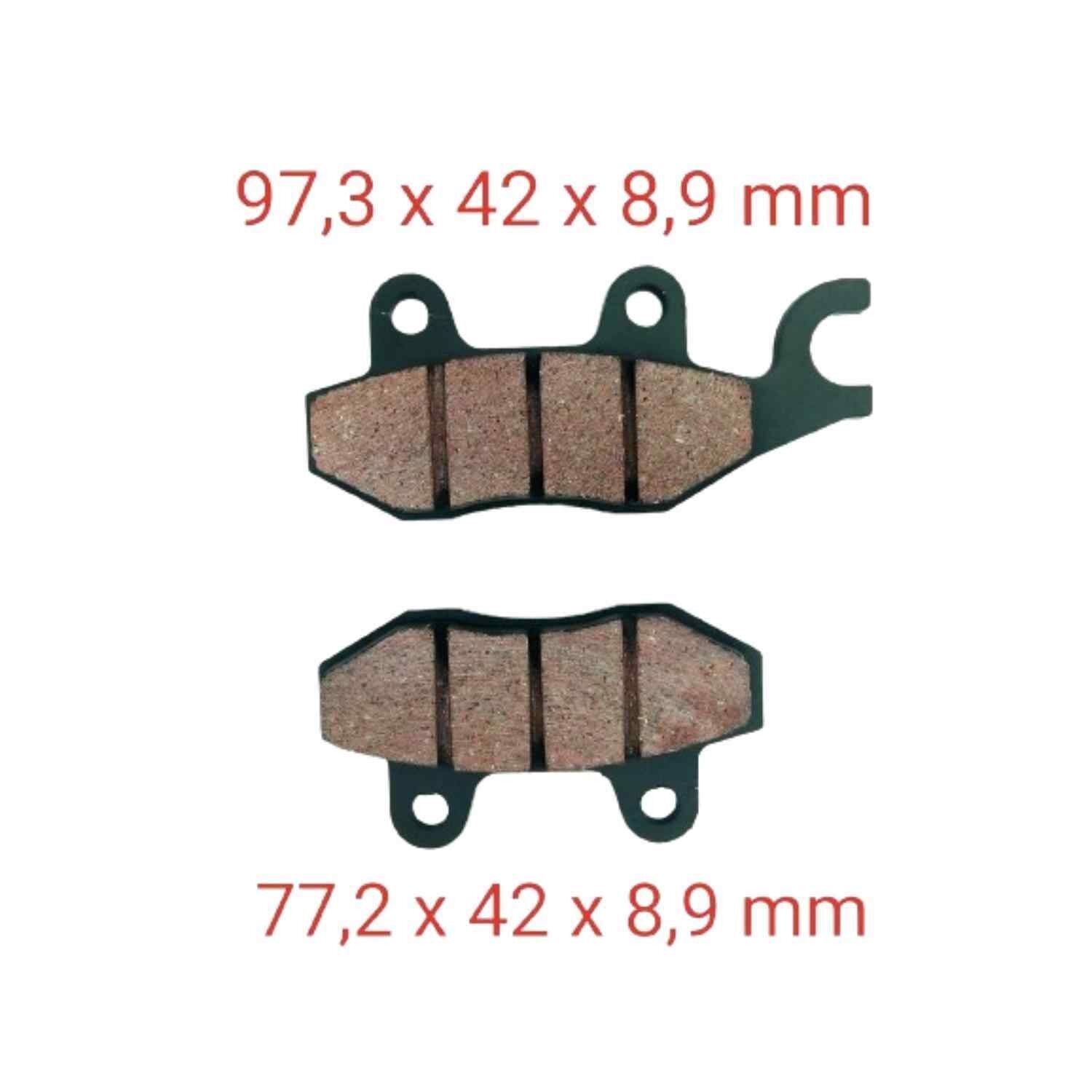 Tvs Apache Rtr 180 Ön Fren Disk Balatası Çengelli 9 Mm Fa197
