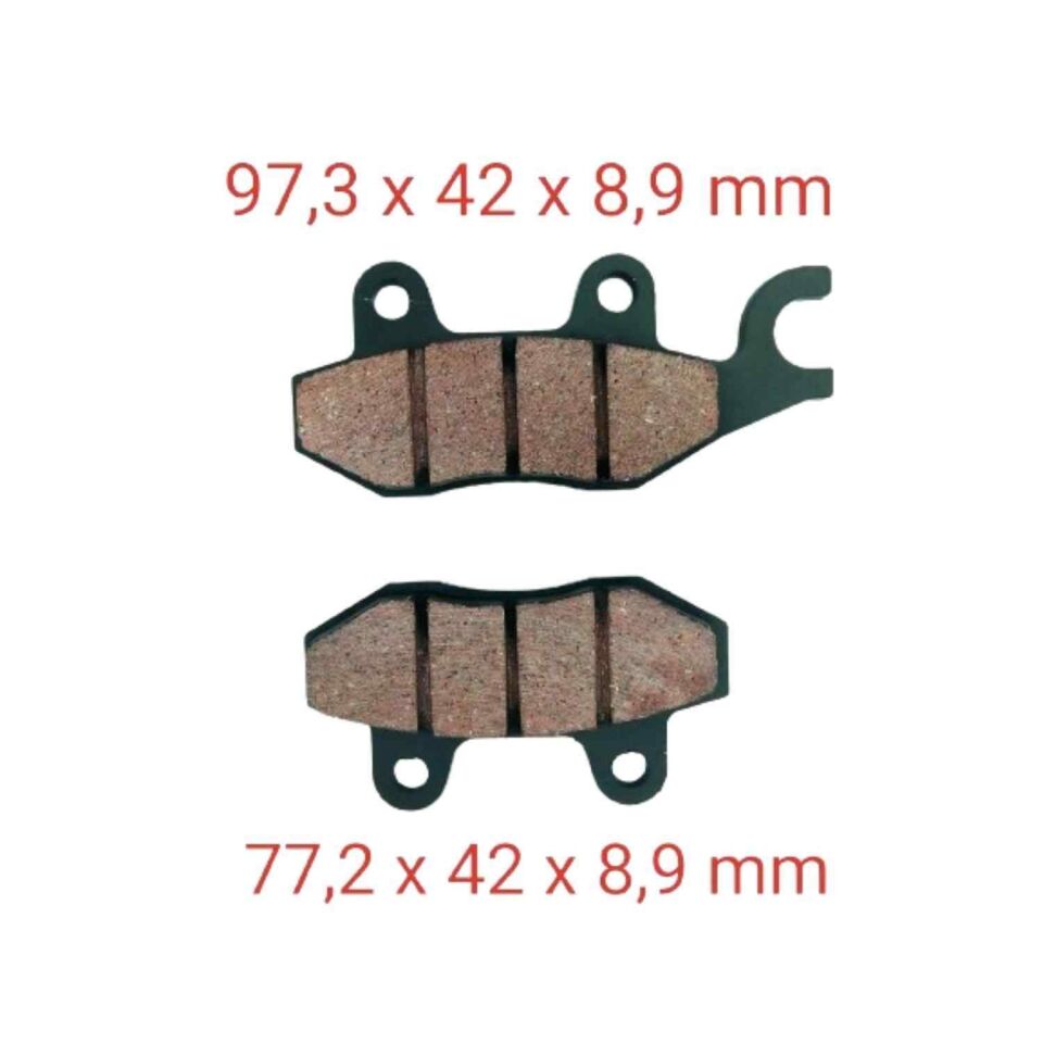 Tvs Apache Rtr 180 Ön Fren Disk Balatası Çengelli 9 Mm Fa197=