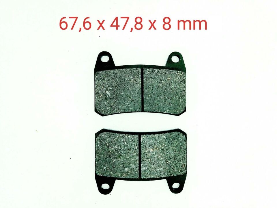 Ön Fren Disk Balatası Fa658 Benelli Bn251 Tnt25 Tnt250 Tnt249-S Trk251