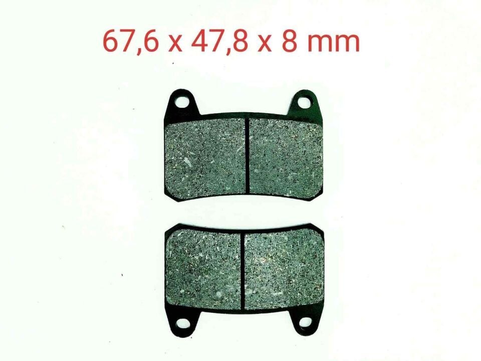 Ön Fren Disk Balatası Fa658 Benelli Bn251 Tnt25 Tnt250 Tnt249-S Trk251