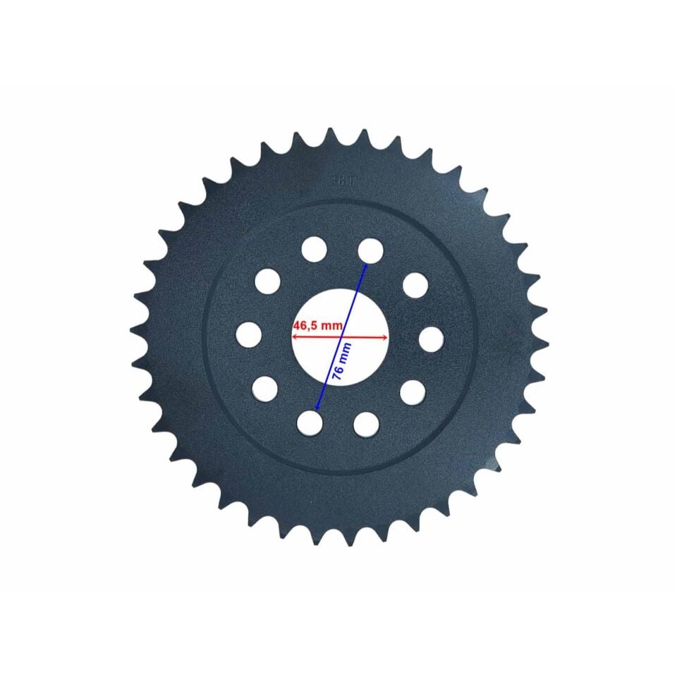 Atv Atv Arka Dişli 530-38T İç 46,5 Mm 10 Delikli Ind Öm