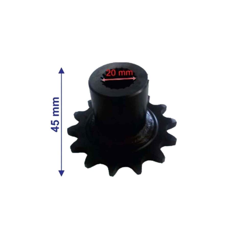 Atv Ön Dişli 520-14T İç 20Xuzunluk 45Xtm Öm