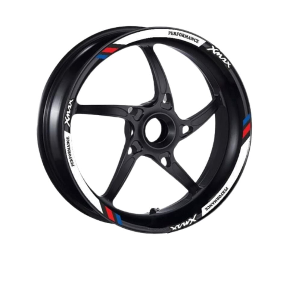 Honda M Power Beyaz Yamaha Xmax Uyumlu 1 Set Jant Şeridi
