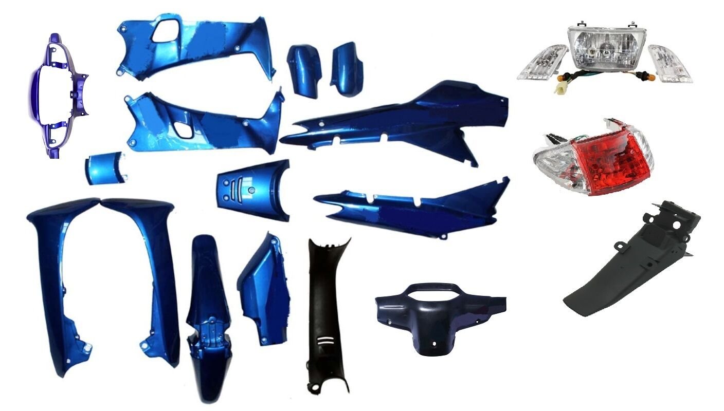 Lifan 100 Kaporta Seti Mavi Far-Stop 20 Parça