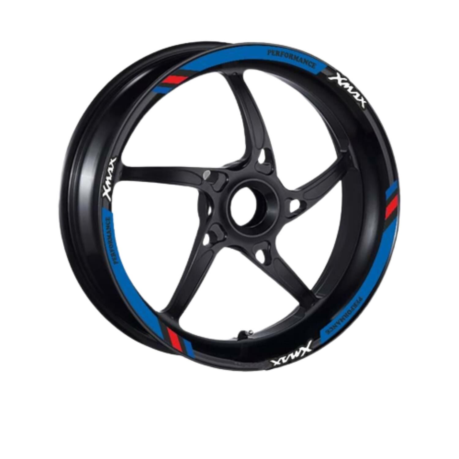 Honda M Power Mavi Yamaha Xmax Uyumlu 1 Set Jant Şeridi