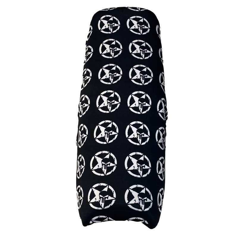 3D Üniversal Koltuk Kılıfı Yıldız Beyaz