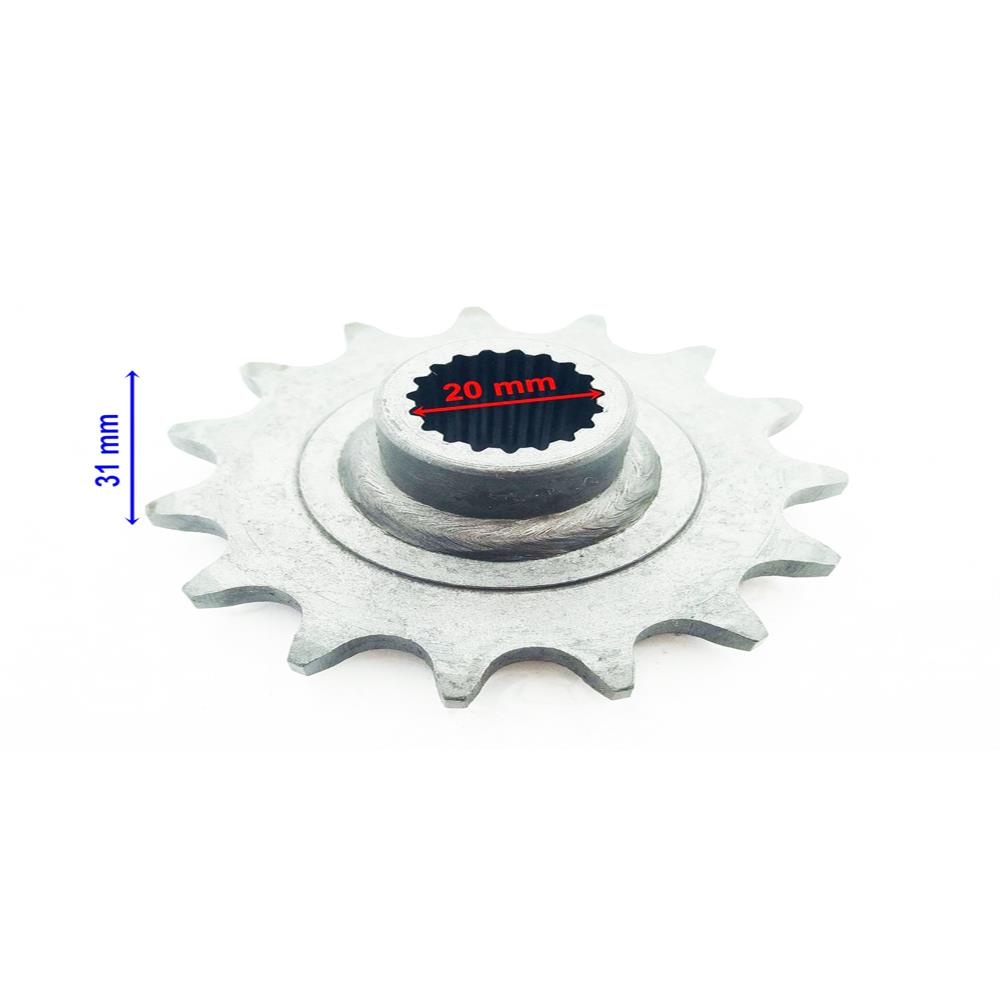 Atv Aeon Ön Dişli 520-15T İç 20Xuzunluk 31Xtm Öm