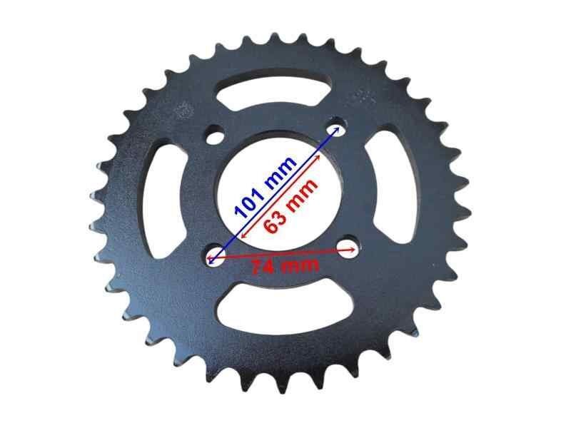 Regal Daytona Arka Dişli 530-36T İç 63 Mm 4 Delikli Öm