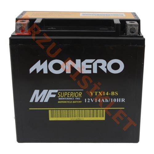 Akü 12V 12Ah Dik Monero 4,4 Kg