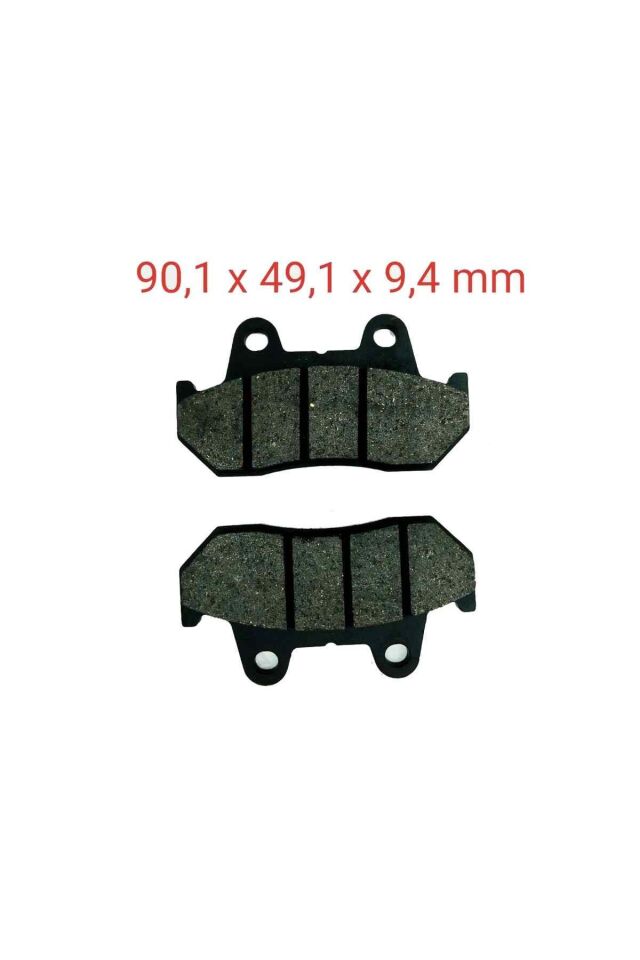 Ön Fren Disk Balata Rb085 Zealsun 125-4 - Ramzey 125-10V Çift Silindir