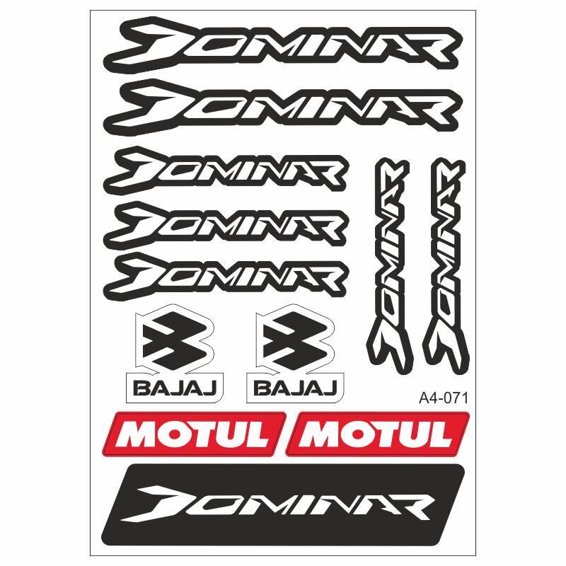 A4 Sticker 071 Tek Paket Çoklu