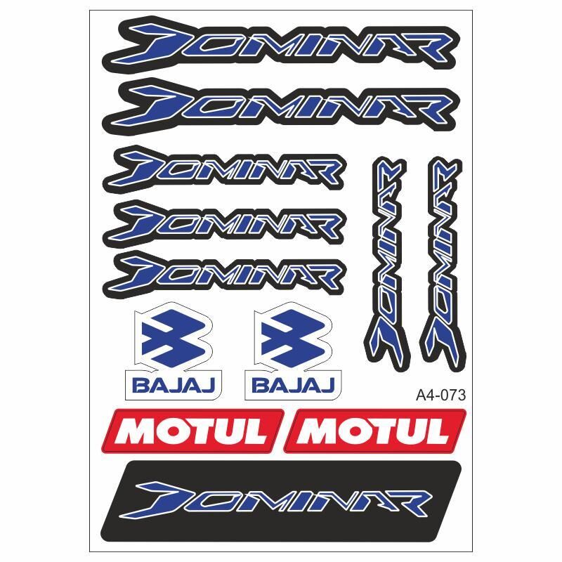 A4 Sticker 073 Tek Paket Çoklu