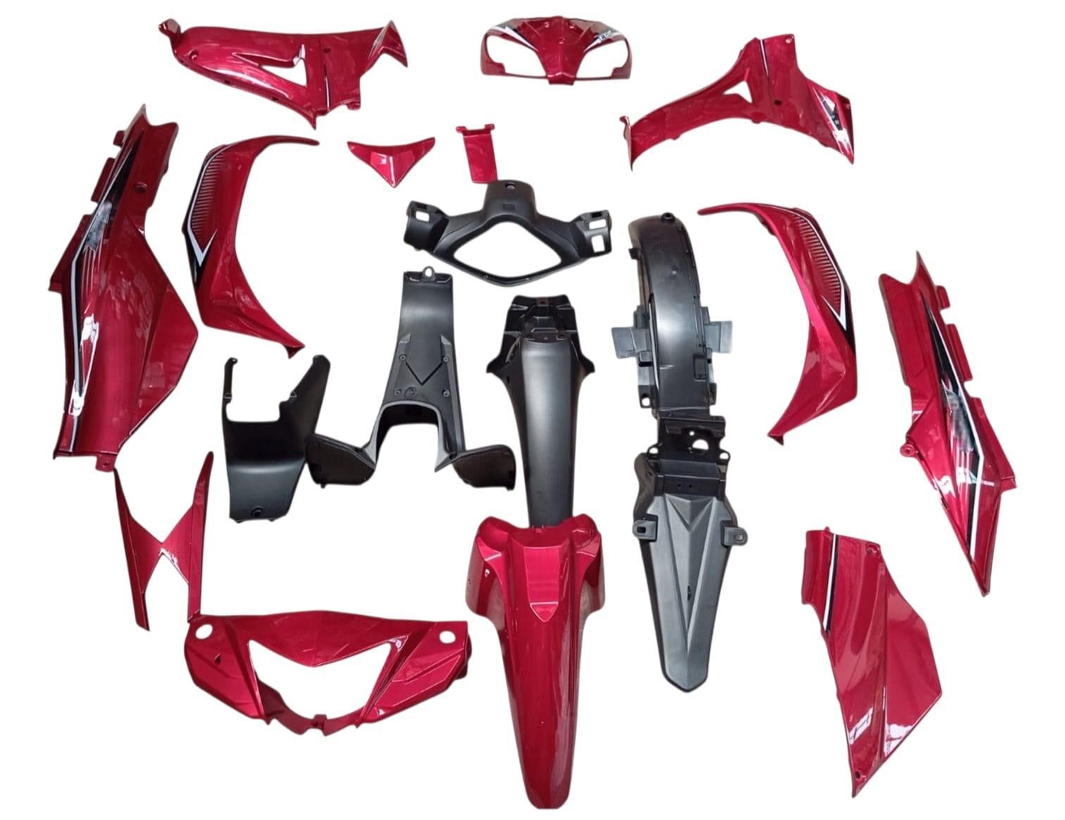 Kuba Cub Ege Kaporta Seti Kırmızı 19 Parça