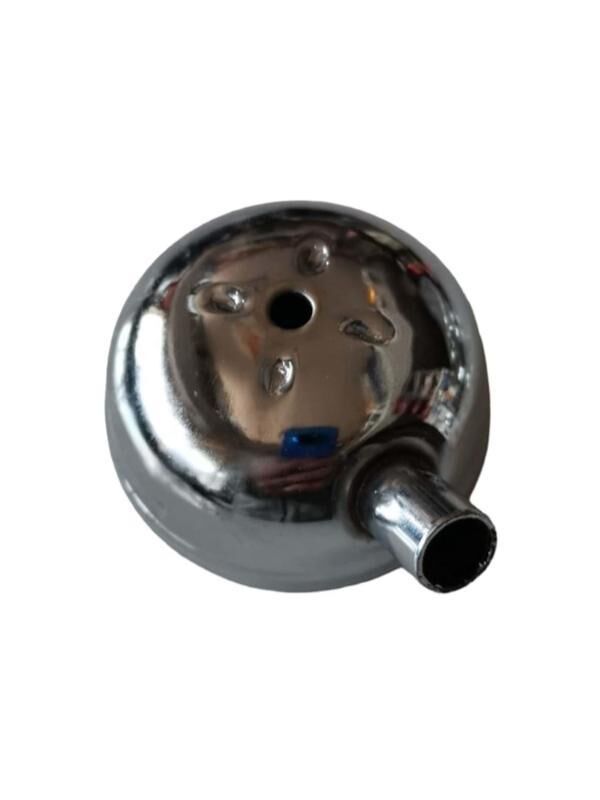 Mobylette Mobylette+Pejo Çırçır Eksoz Kapağı Nikel/Siyah Defolu