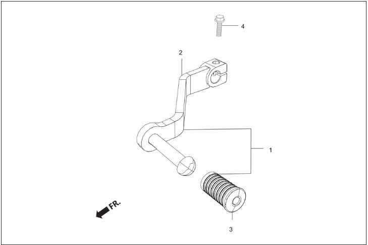 Hero X Pulse 200 4V (Xp E5) Vites Pedal Lastigi Orj ResimNo:3