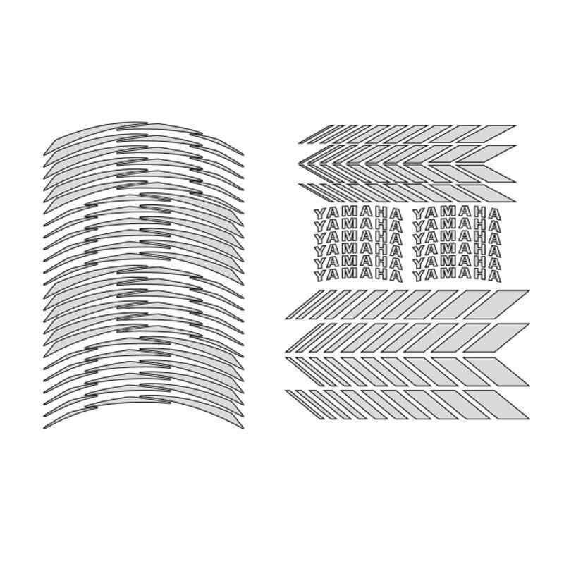 Yamaha Reflektör Beyaz Uyumlu Racing Şerit