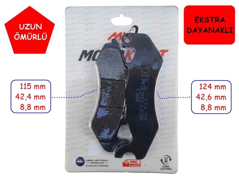 Benelli Tnt125 Bn125 Ön Fren Disk Balatası Mtk Fa711