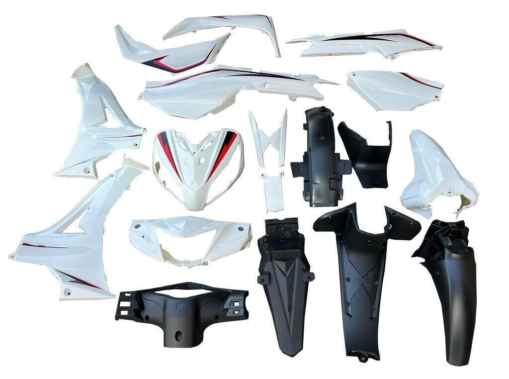 Kuba Cub Ege Kaporta Seti Beyaz 19 Parça