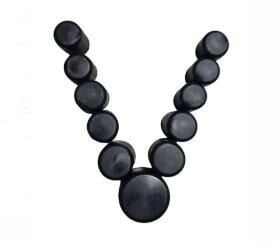 Vida/Somun Kapağı/Tapası Siyah (80 Parça) Aym