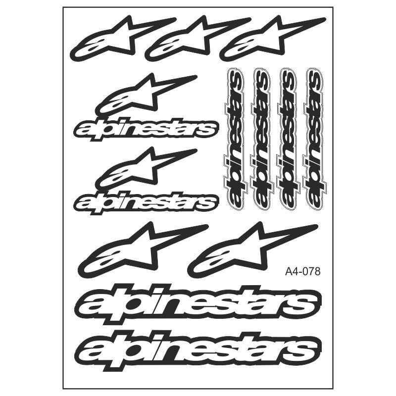 A4 Sticker 078 Tek Paket Çoklu