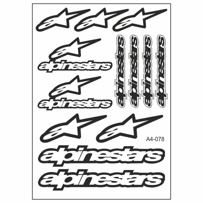 A4 Sticker 078 Tek Paket Çoklu