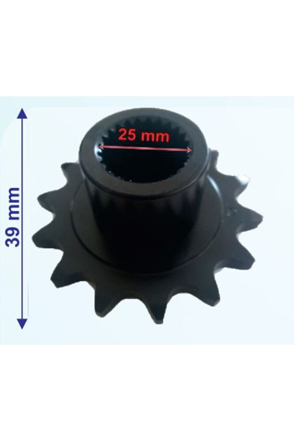 Atv Ön Dişli 520-14T İç 25Xuzunluk 39Xtm Öm