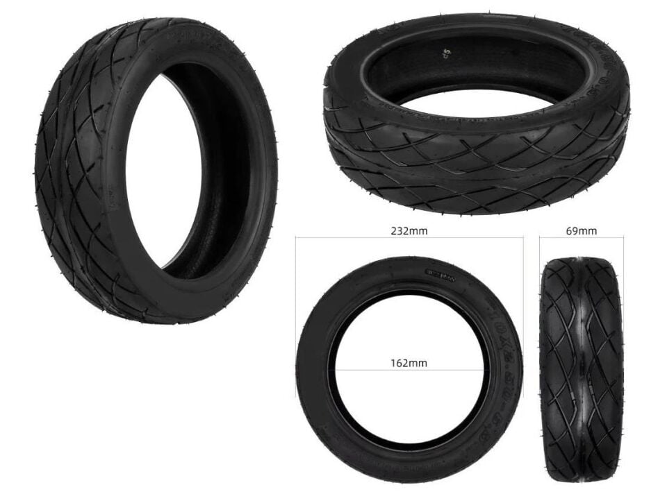 Dış Lastik E-Scooter (10) 10X2.50-6.5 Dubleks A-3058 Hota Tyre