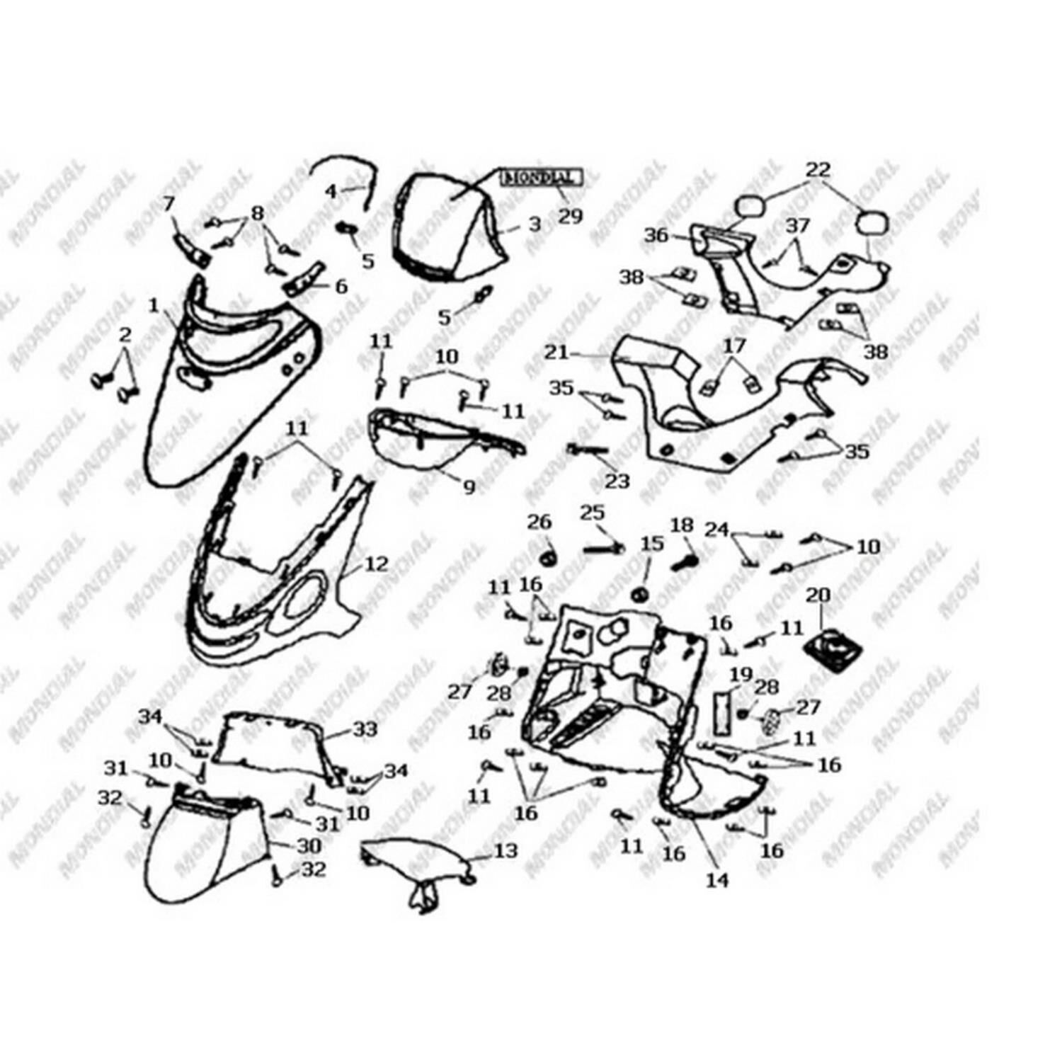 150Re Ön İç Panel Orj