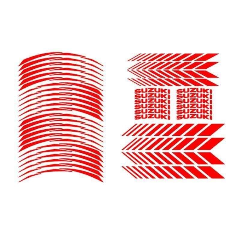 Reflektör Kırmızı Suzukı Uyumlu Racing Şerit