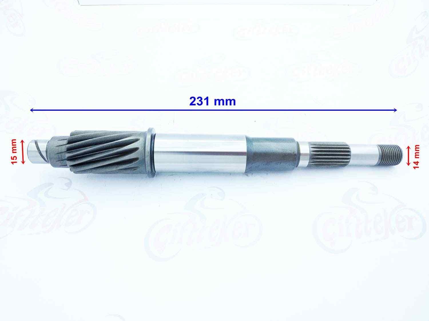 Sym Joymax 250 Tahrik Mili 14T Öm