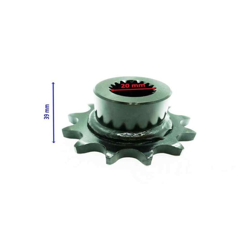 Atv Ön Dişli 530-12T İç 20Xuzunluk 39Mm Tm Öm