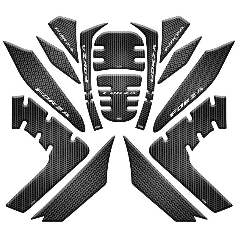 Honda Forza 2021 - 2024 Uyumlu Tank Pad Set 003