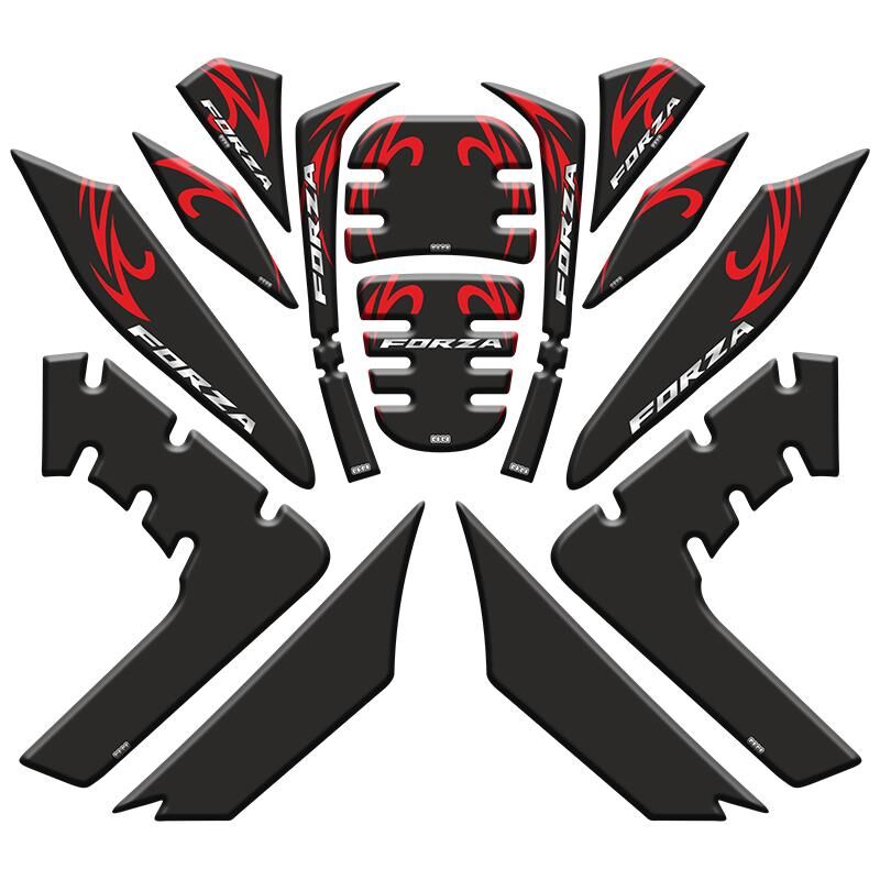 Honda Forza 2021 - 2024 Uyumlu Tank Pad Set 005