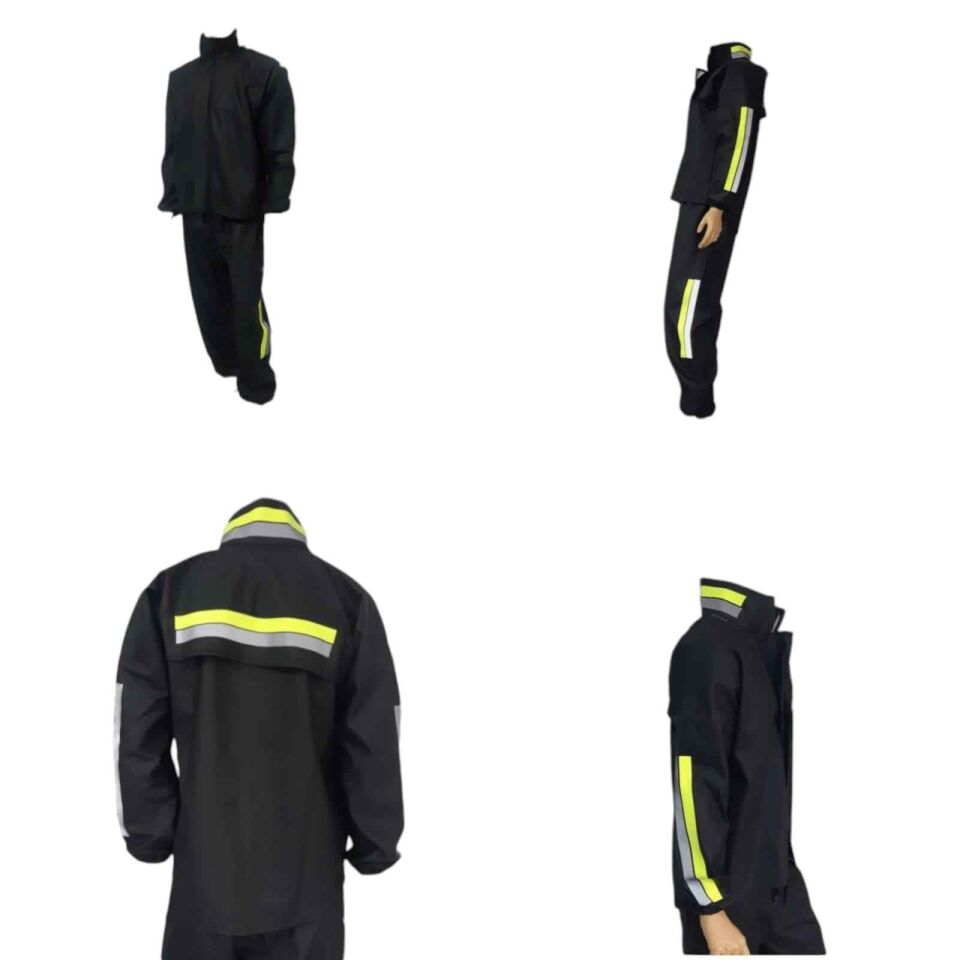 Motosiklet Yağmurluk Alt-Üst Siyah 2Xl Beden