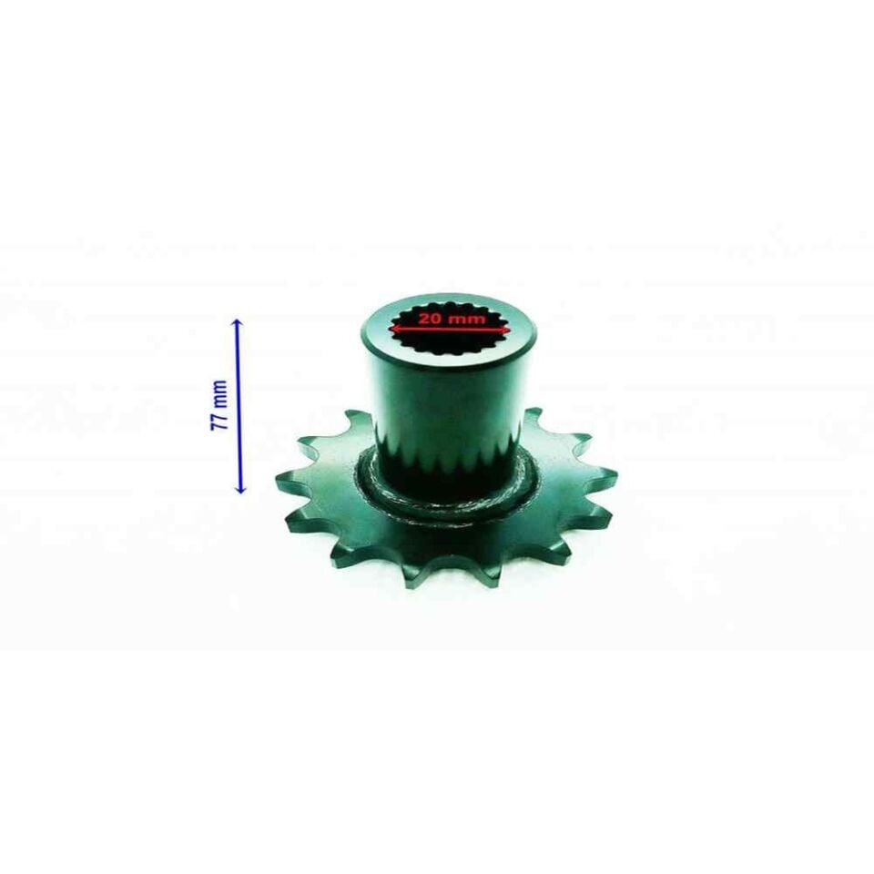 Atv Ön Dişli 530-14T İç 20Xuzunluk 77Xtm Öm