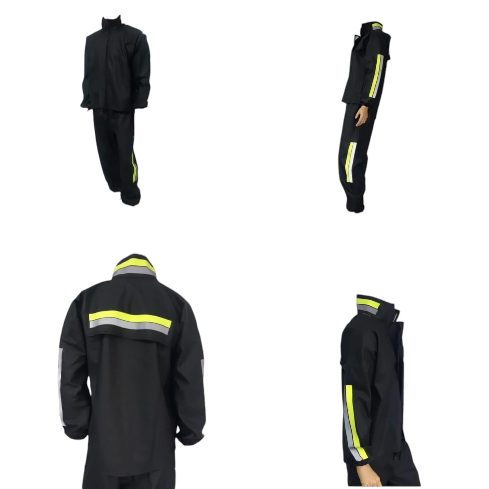 Motosiklet Yağmurluk Alt-Üst Siyah 3Xl Beden