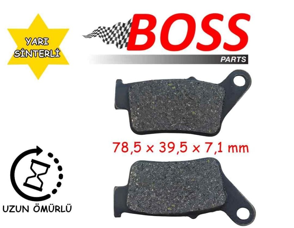 Bajaj Pulsar N250 F250 Arka Fren Balatası Boss Bs921