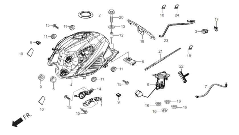 Hero Ignitor125 (Igntr125) Yakit Depo On Burc Orj ResimNo:11