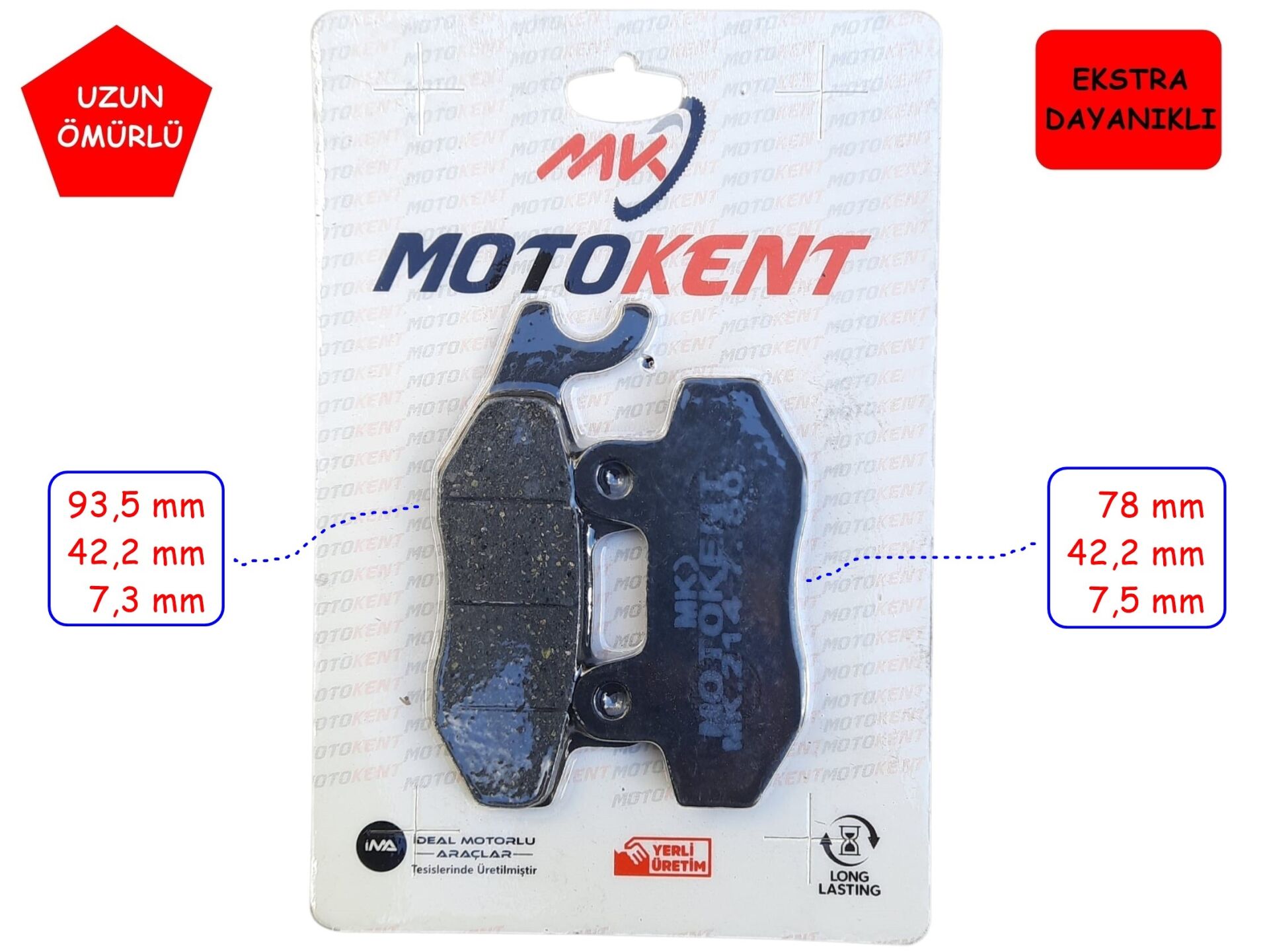 Rks Freccia 150 Ön Fren Disk Balatası Mtk Fa214