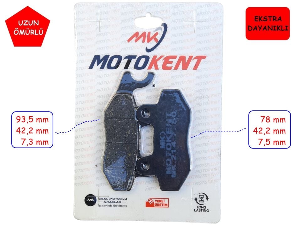 Rks Freccia 150 Ön Fren Disk Balatası Mtk Fa214