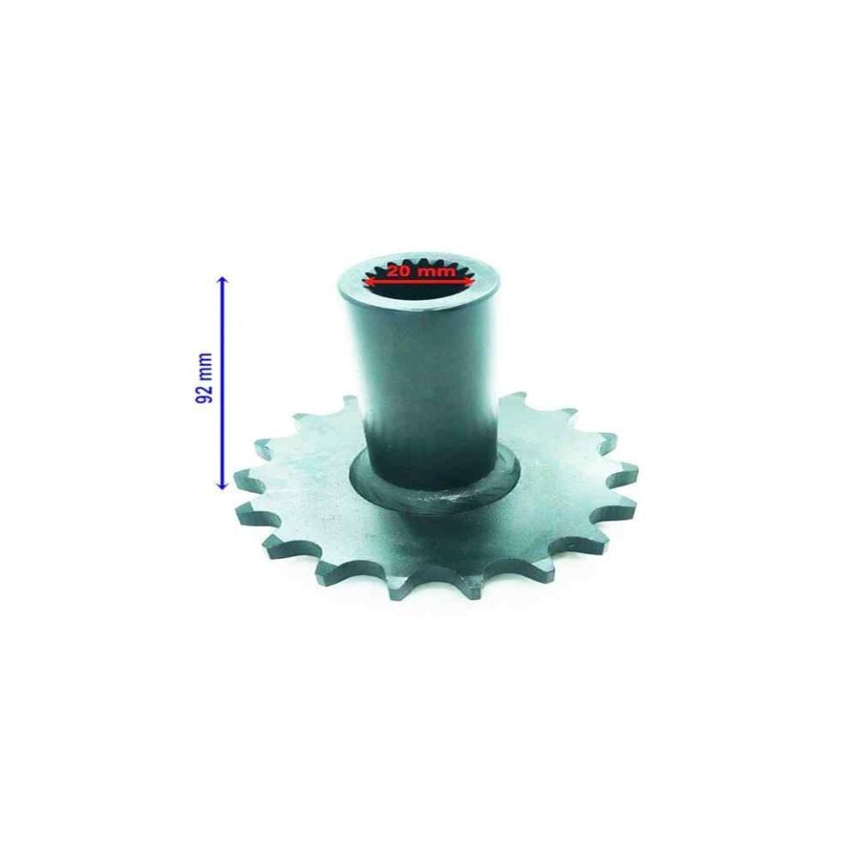 Atv Ön Dişli 530-18T İç 20Xuzunluk 92Xtm Öm