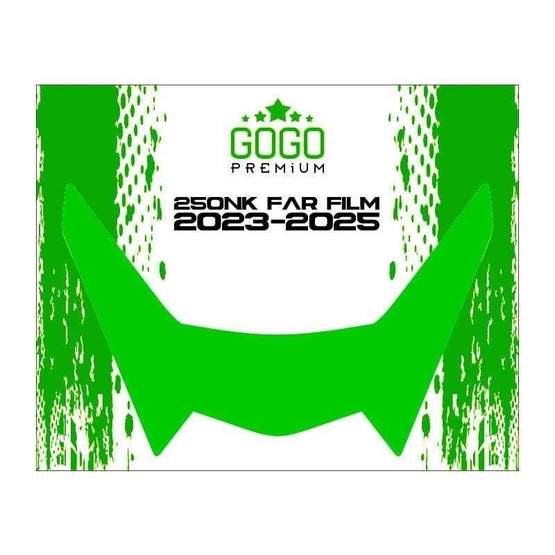 Cf Moto 250Nk 2023 - 2025 Uyumlu Far Üstü Film Yeşil