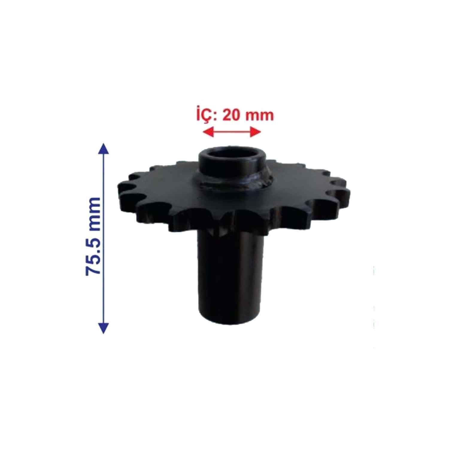 Atv Kanuni Ön Dişli 530-18T İç 20Xuzunluk 75,5Xtm Öm
