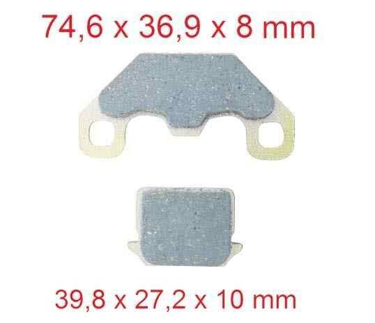 E-Bis Yuki Lotus Ön Fren Disk Balatası Tk